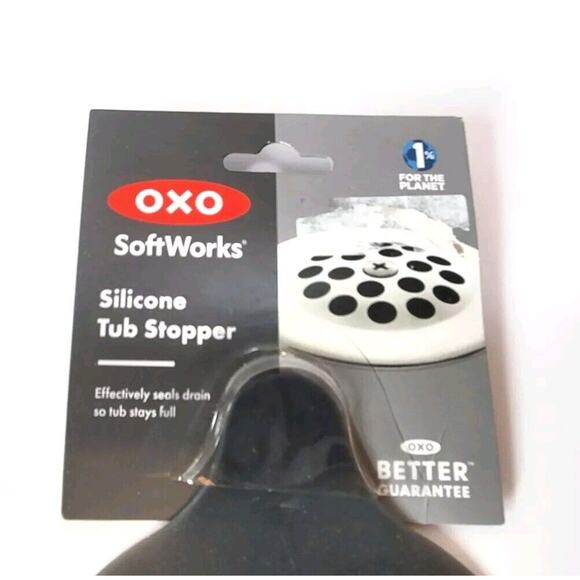 Madesmart 2 Piece Drain Strainer And Stopper Plus Softworks Silicone Tub Stopper - Picture 4 of 5